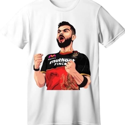 MOT Virat kohli Graphic Printed T-Shirt Summer Casual Men's and Women's T Shirt